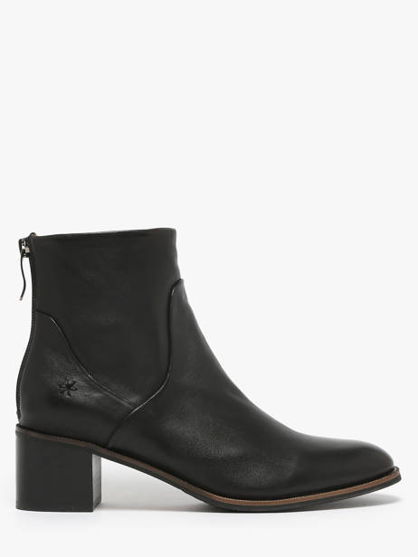 Bottines à Talon En Cuir Mam'zelle Noir accessoires CSIUY50