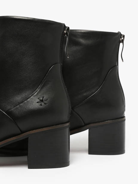 Bottines à Talon En Cuir Mam'zelle Noir accessoires CSIUY50 vue secondaire 2