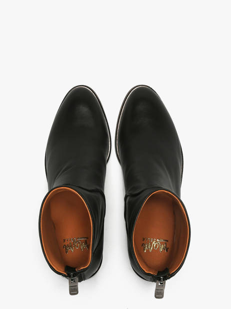 Bottines à Talon En Cuir Mam'zelle Noir accessoires CSIUY50 vue secondaire 3