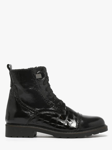 Bottines En Cuir Myma Noir accessoires 8607
