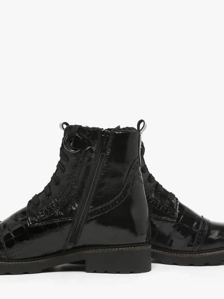 Bottines En Cuir Myma Noir accessoires 8607 vue secondaire 2