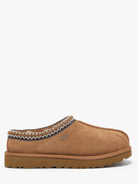 Chaussons En Cuir Ugg Marron accessoires 1174470