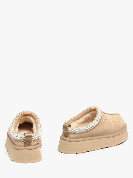 Chaussons Plateforme Tazz Ii En Cuir Ugg Beige accessoires 1174471 vue secondaire 2