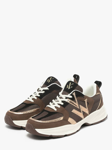 Sneakers Vanessa wu Marron accessoires BK2811CH vue secondaire 1