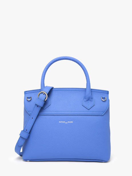 Sac Bandoulière Clarita Cuir Nathan baume Bleu nathan 18 vue secondaire 4