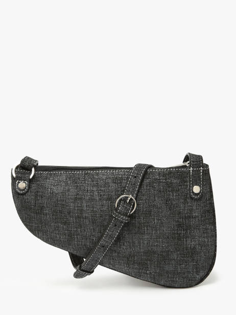 Sac Bandoulière City Perle Tweed Nathan baume Gris n city TW vue secondaire 4