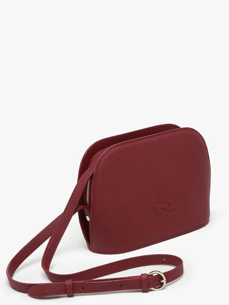 Sac Bandoulière Lilou Cuir Nathan baume Violet egee 2 vue secondaire 2