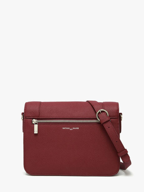 Sac Bandoulière Rotterdam Cuir Nathan baume Violet mondrian 3 vue secondaire 4
