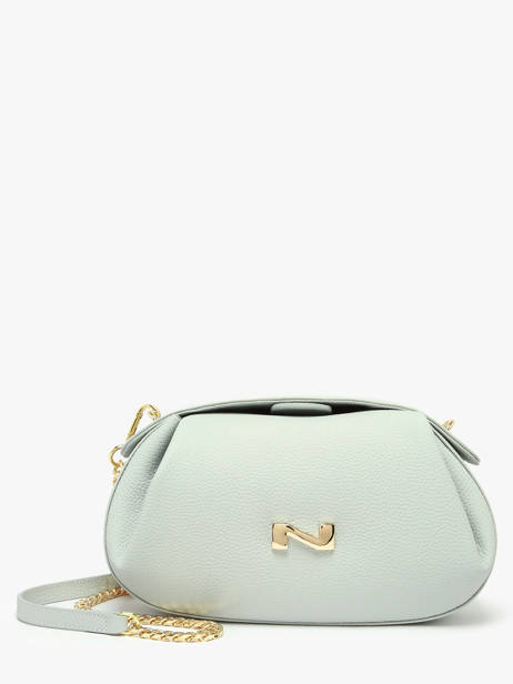 Sac Bandoulière Nymphea Cuir Nathan baume Bleu nymphea 2