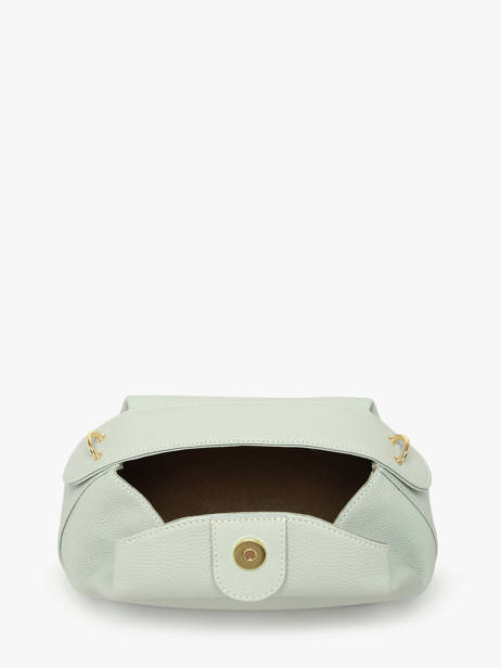 Sac Bandoulière Nymphea Cuir Nathan baume Bleu nymphea 2 vue secondaire 3