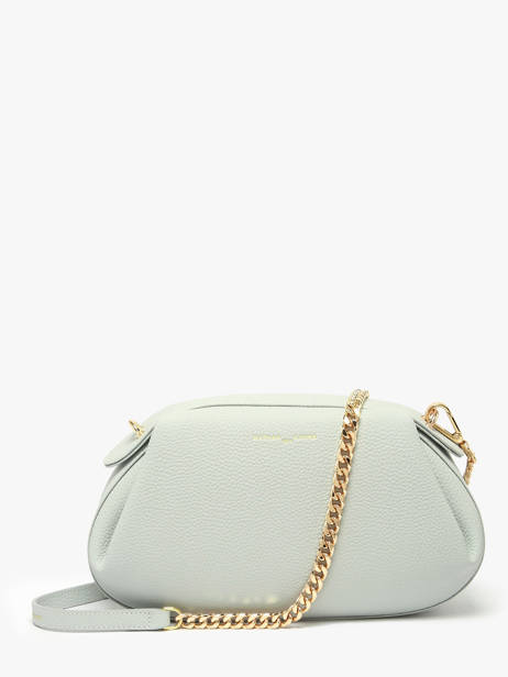 Sac Bandoulière Nymphea Cuir Nathan baume Bleu nymphea 2 vue secondaire 4