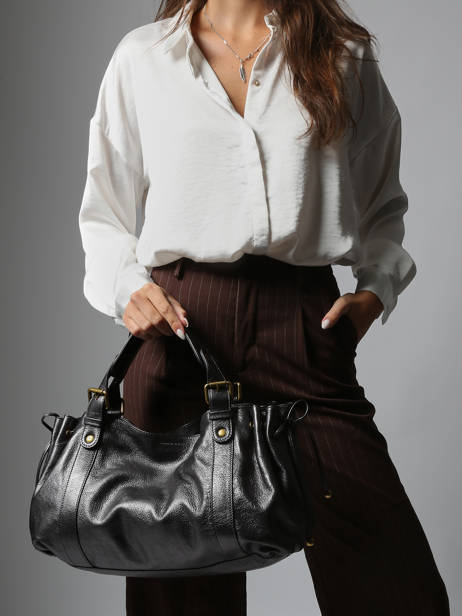 Sac Porté épaule Gun Metal Cuir Gerard darel Gris gun metal DCS01446 vue secondaire 1