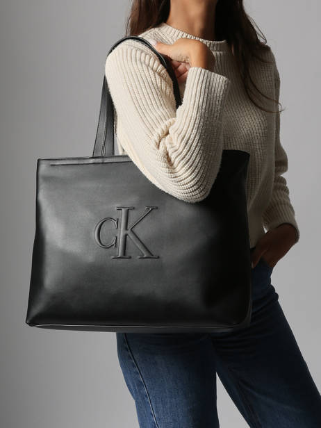 Sac Porté épaule Sculpted Calvin klein jeans Noir sculpted 4K3070G vue secondaire 1