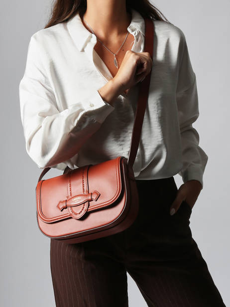 Shoulder Bag Sienna Leather Lancel Red sienna A13719 other view 1