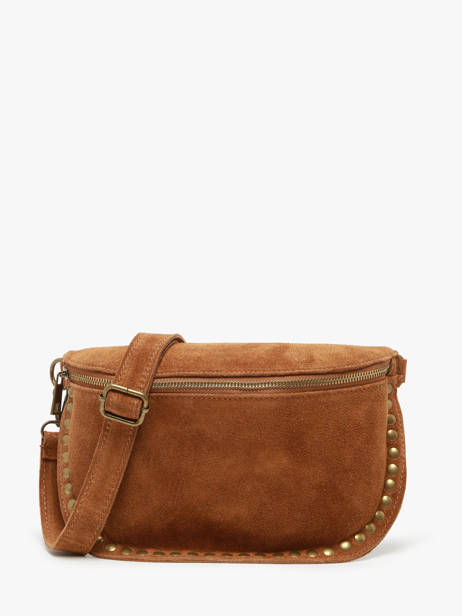 Sac Banane Milano Marron velvet VE24112