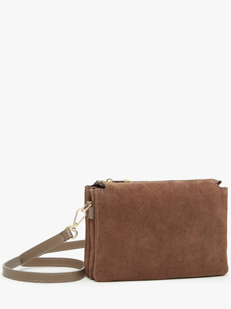 Sac Bandoulière Velvet Caviar Milano Marron velvet caviar VC24117 vue secondaire 1