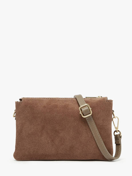 Sac Bandoulière Velvet Caviar Milano Marron velvet caviar VC24117 vue secondaire 3