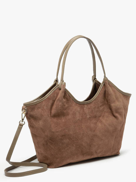 Sac Porté épaule Velvet Caviar Cuir Milano Marron velvet caviar VC241110 vue secondaire 1
