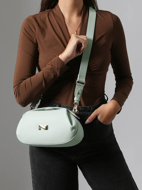 Sac Bandoulière Nymphea Cuir Nathan baume Bleu nymphea 2 vue secondaire 1