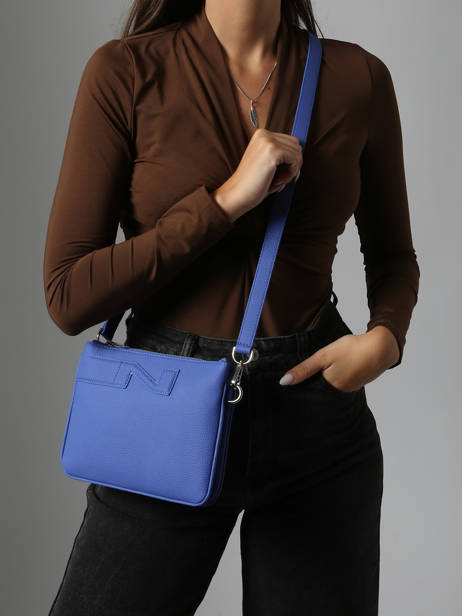 Sac Bandoulière Milano Cuir Nathan baume Bleu n city 3 vue secondaire 1
