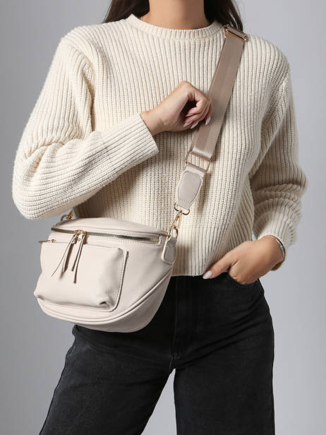 Sac Banane Miniprix Beige sangle A vue secondaire 1