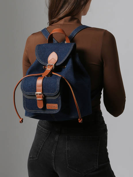 Sac à Dos Le Baroudeur Denim Brut Paul marius Bleu denim brut BAROUDEB vue secondaire 1