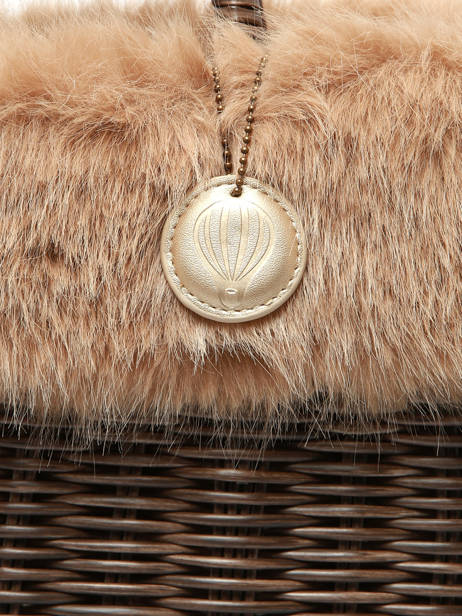 Cabas Doudou Le voyage en panier Beige doudou S vue secondaire 2