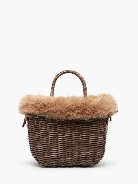 Cabas Doudou Le voyage en panier Beige doudou S vue secondaire 4