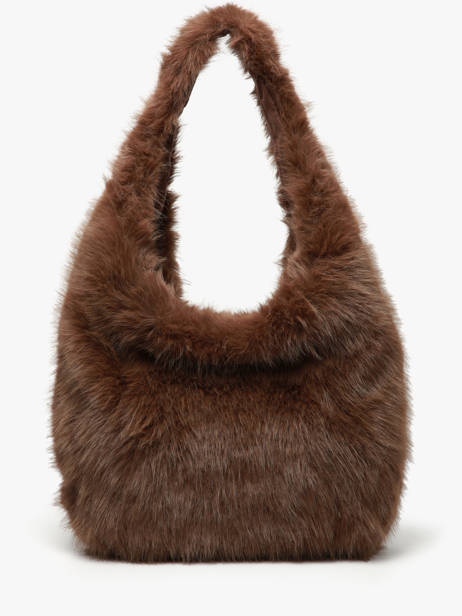 Sac Porté épaule Doudou Fourrure Le voyage en panier Marron doudou AHP262 vue secondaire 3