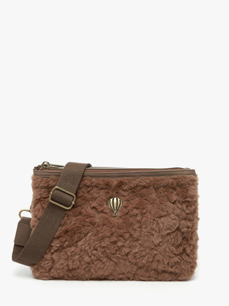 Sac Bandoulière Doudou Polyester Le voyage en panier Marron doudou AHP253