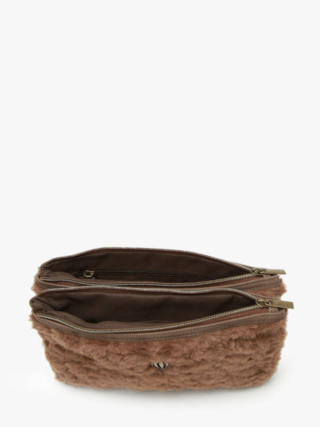 Sac Bandoulière Doudou Polyester Le voyage en panier Marron doudou AHP253 vue secondaire 2