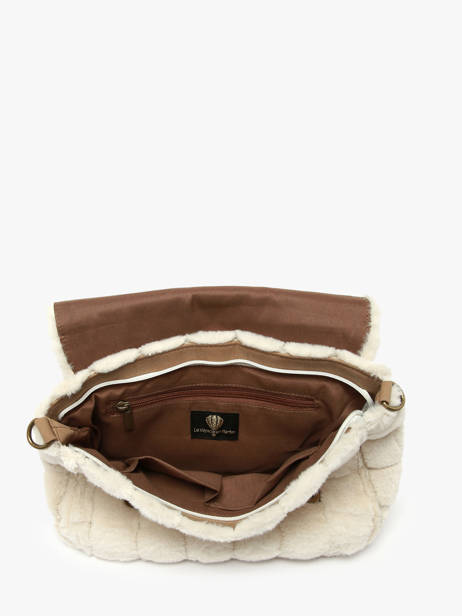Sac Bandoulière Quadri Le voyage en panier Beige quadri AHP270 vue secondaire 3