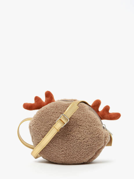 Sac Bandoulière Le voyage en panier Marron kids AHP303 vue secondaire 3