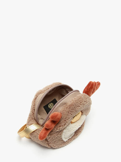 Sac Bandoulière Le voyage en panier Marron kids AHP303 vue secondaire 2