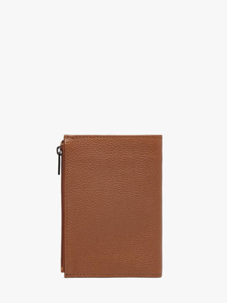 Portefeuille Porte-monnaie Cuir Etrier Marron madras EMAD619 vue secondaire 3