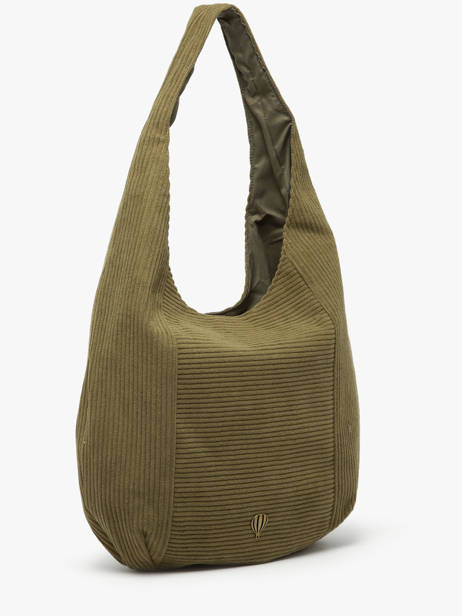 Shoulder Bag Velours Le voyage en panier Green velours AHP243 other view 2
