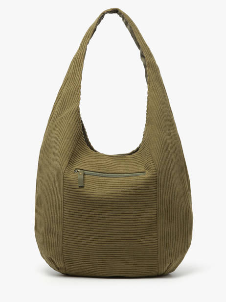 Shoulder Bag Velours Le voyage en panier Green velours AHP243 other view 4