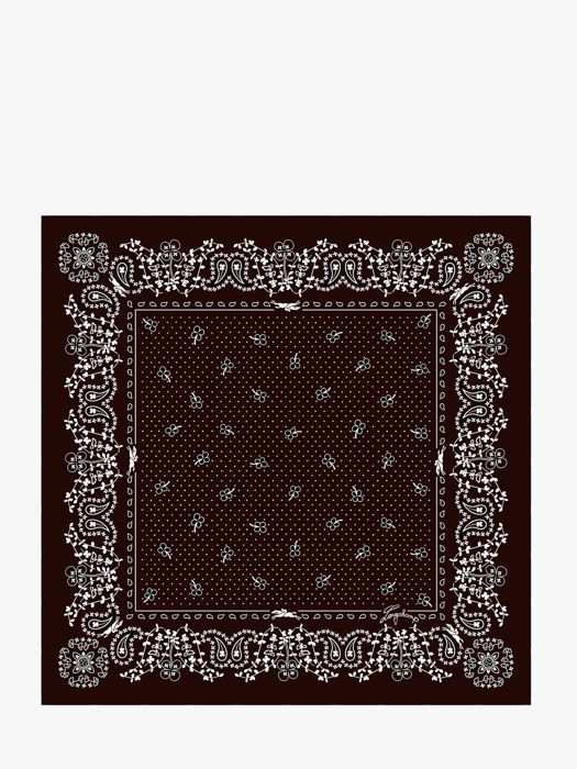 Longchamp Soie gots Scarf Brown