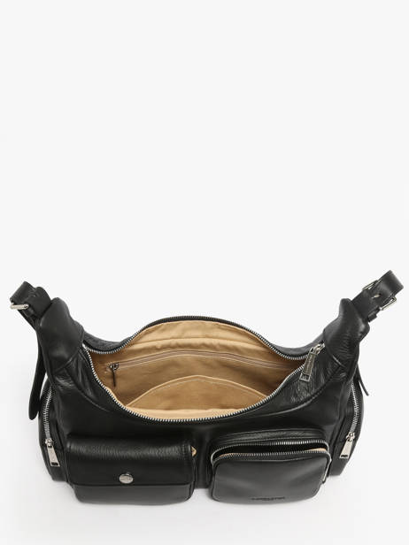 Sac Porté épaule Soft Caramella Cuir Lancaster Noir soft caramella 7 vue secondaire 3