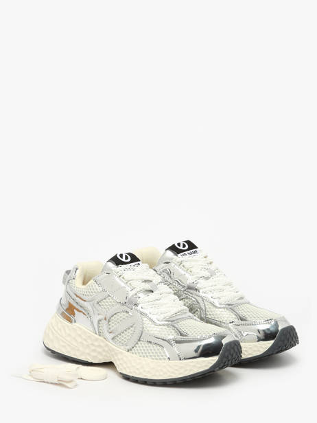 Boots In Leather No name Silver women CRDD04AL other view 1