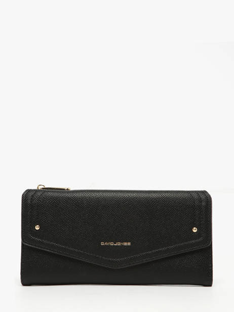 Wallet David jones Black saffiano P164