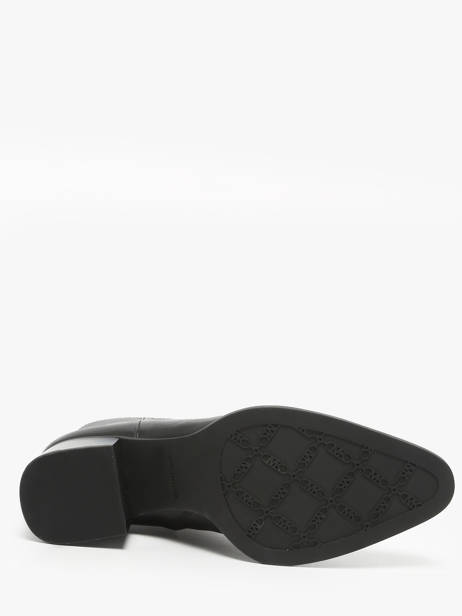 Bottines à Talon En Cuir Michael kors Noir women XME5L001 vue secondaire 4