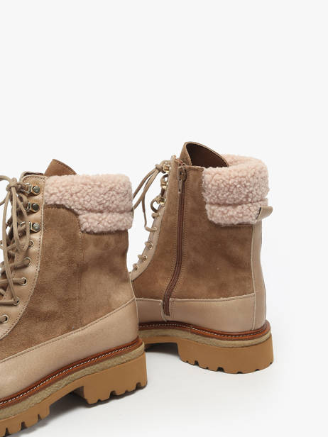 Bottines En Cuir Alpe Marron women 54967109 vue secondaire 2