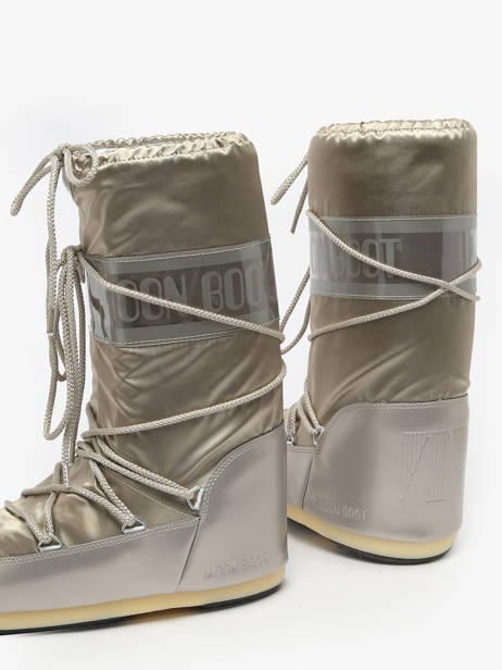 Bottes De Ski Moon boot Argent women D1401680 vue secondaire 2