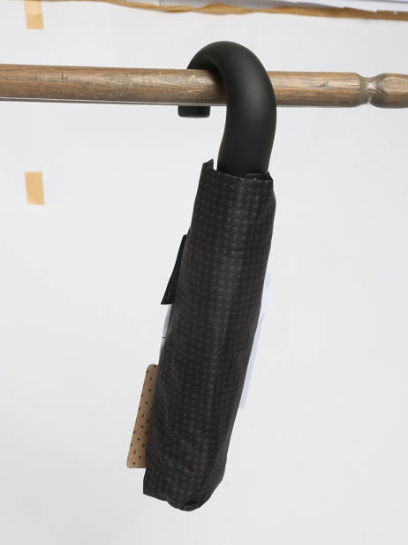 Parapluie Pliant Happy rain Noir gents print 43668 vue secondaire 1