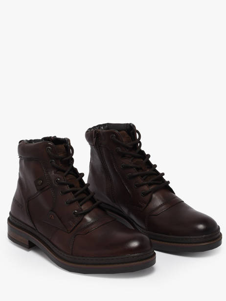 Boots En Cuir Redskins Marron men TRIOMPHE vue secondaire 1
