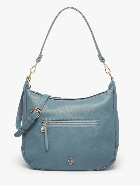 Shoulder Bag Zip Lulu castagnette Blue zip ZAHED