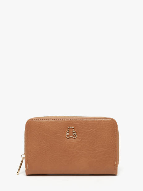 Carolina Wallet Lulu castagnette Brown zip CAROL035