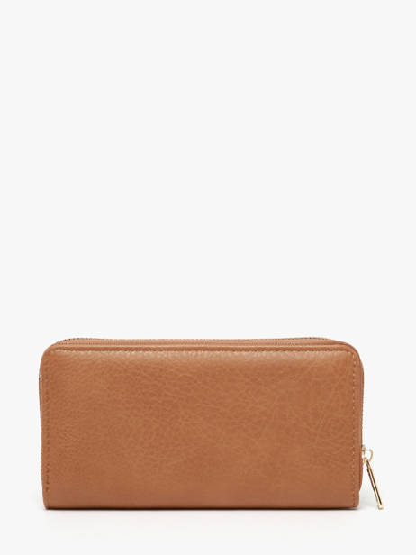 Wallet Lulu castagnette Brown zip CHRYS033 other view 2