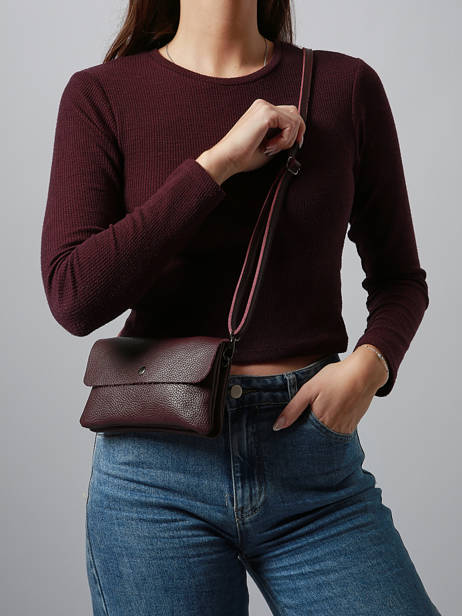 Sac Bandoulière Caviar Cuir Milano Rouge caviar CA23067 vue secondaire 1